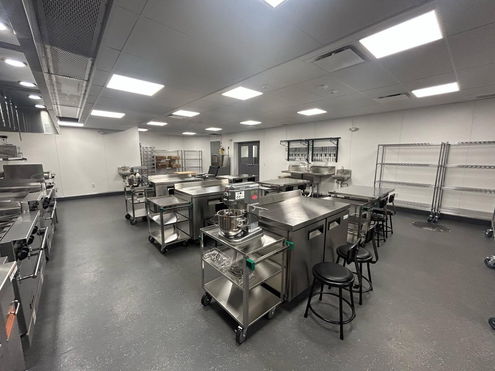 Culinary training kitchen at Tec Centro Berks