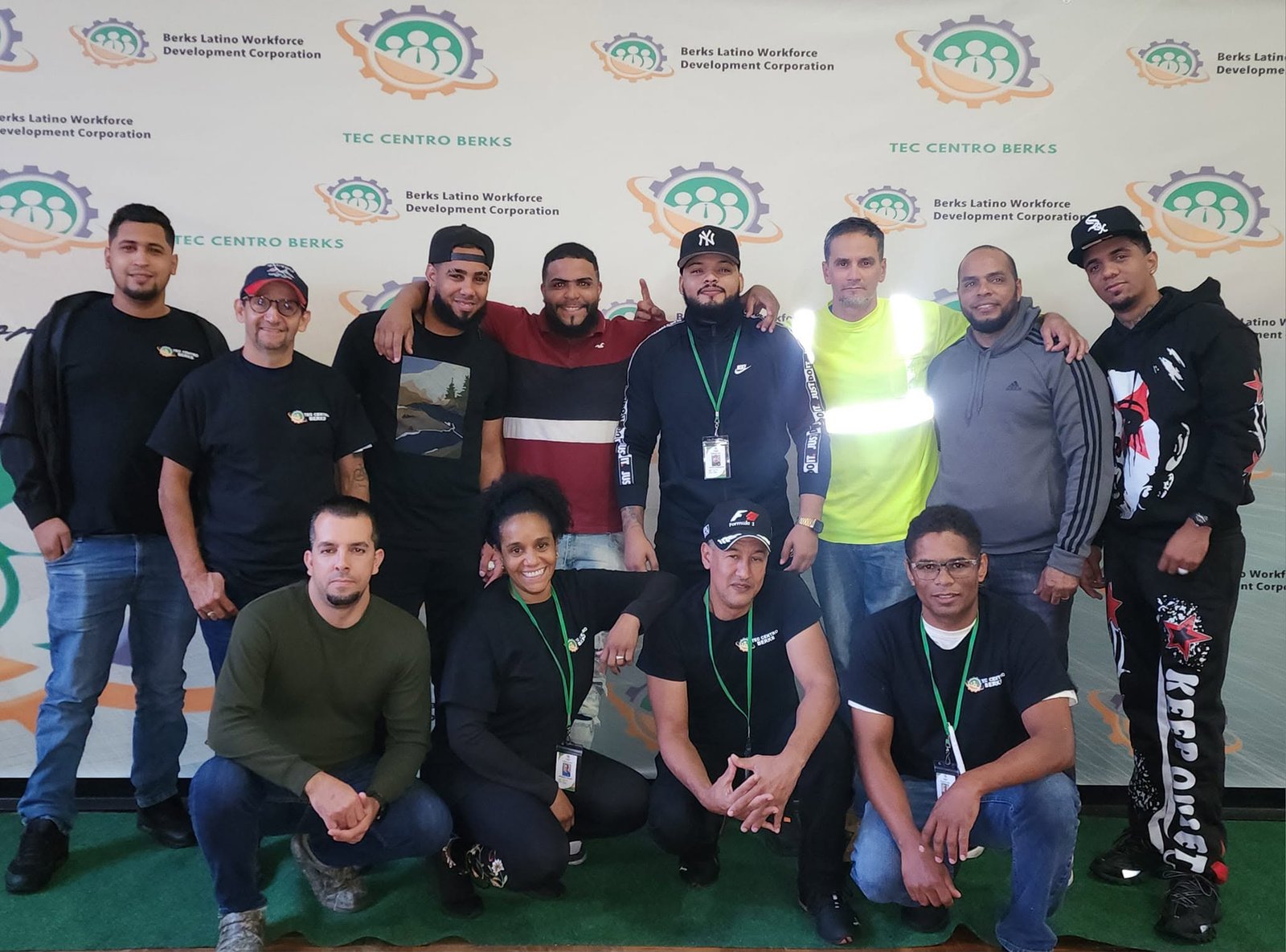 Tec Centro Berks participants and staff gathered for a group photo